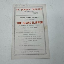 Playbill Theater Program St. James Theatre The Glass Slipper - £24.52 GBP
