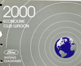 2000 Ford Econoline Club Wagon Wiring Diagrams Manual OEM EVTM - $12.99