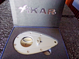 Xikar Xi-101 Silver Cigar Cutter, Aluminum body, Double guillotine NIB - $85.00