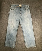 Island Shores Denim Jeans 36 36x30 Mens Pants Straight Regular Fit Mid Rise - £14.19 GBP