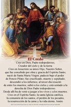 Apostles Creed, El Credo LAMINATED Prayer Card in Spanish and English, 3-pack - £10.26 GBP