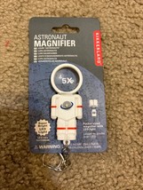 Kikkerland Astronaut Spaceman 5x Magnifier Led Keychain  - £11.23 GBP
