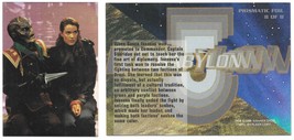 Babylon 5 Prismatic Foil #8 Ivanova Trading Card 1995 Fleer Ultra NEW HIGH GRADE - $3.99