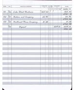 EGP Check Registers for Deskbook Checks, Size: 6 3/8 x 8 1/4, 5 registers - $28.70