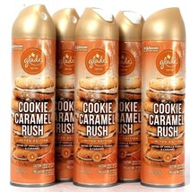 5 Glade 8 Oz Limited Edition Cookie Caramel Rush Essential Oils Infused Spray - £21.52 GBP