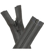 2Pcs #5 11 Inch Separating Jacket Zippers For Sewing Coats Jacket Zipper... - £14.06 GBP