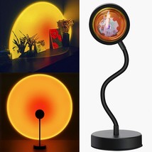 Sunset Projection Sunset Red Lamp USB Powered  LED Atmosphere Ships from USA NEW - £13.90 GBP