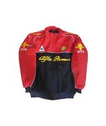 Alfa Romeo Racing Jacket Red and Black | NASCAR jacket | racer jacket | ... - $179.97