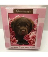 Rachael Hale GEORGIE Chocolate Labrador Retriever Dog Puppy 550 Piece Pu... - $16.28 CAD