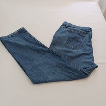 Denim Riders Women's Straight Leg High Rise Blue Jeans Size 18WP (38×28.5) image 2