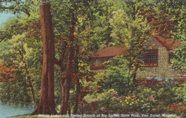 Big Spring State Park Van Buren Missouri MO Dining Lodge Postcard D11 - £2.38 GBP