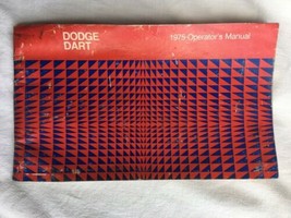 1975 Dodge Dart Original Owners Operator's Manual, not a reprint. - $24.70