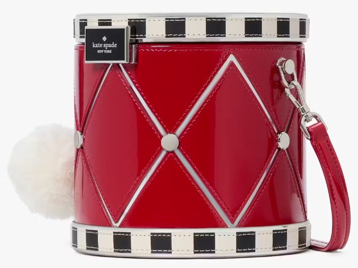 Kate Spade Toy Store 3D Red Drum Crossbody Bag KI970 NWT Collectible Purse FS