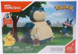 Mega Bloks Construx Pokemon Snorlax &amp; Munchlax FPM11 NEW - £15.81 GBP