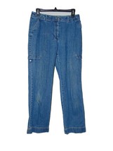 Crazy Horse Jeans 8 Women Faux Cargo Pockets  - $14.85