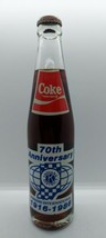 Kiwanis 70th Anniversary Indiana District 10oz Coca-Cola Bottle  - £27.33 GBP