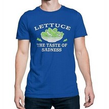 Lettuce The Taste of Sadness Men&#39;s T-Shirt Blue - £21.56 GBP