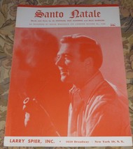 Santo Natale (Italian Christmas Song) Sheet Music - David Whitefield (1954) - £9.59 GBP