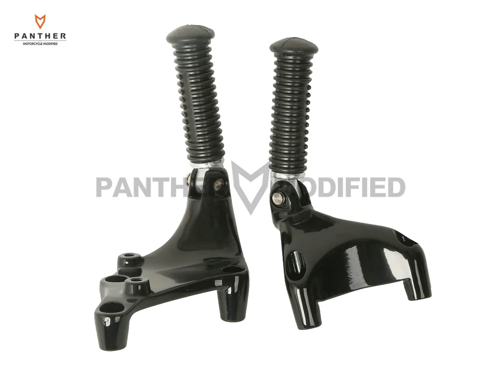 Motorcycle Rear Penger FootPegs Moto Anti Vition Foot Rest case  Harley XL ter 8 - £204.30 GBP
