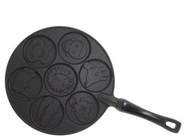 Nordic Ware Zoo Friends Pancake Pan Individual Pieces Cookware - Black - $32.99