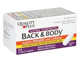 Quality Plus Extra Strength Back &amp; Body, 24-ct. Bottle - £5.50 GBP