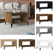 Modern Wooden Living Room Lounge Square Coffee Table With Storage Shelf Legs - £34.58 GBP+