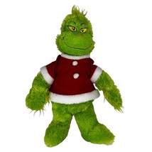 Build-A-Bear Workshop 2021 The Grinch  Plush Bear w/ Santa Outfit Sound ... - £20.21 GBP