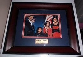 FRAMED Barack Obama Commemorative Family Photo 44th President Collectible Gift! - £25.92 GBP