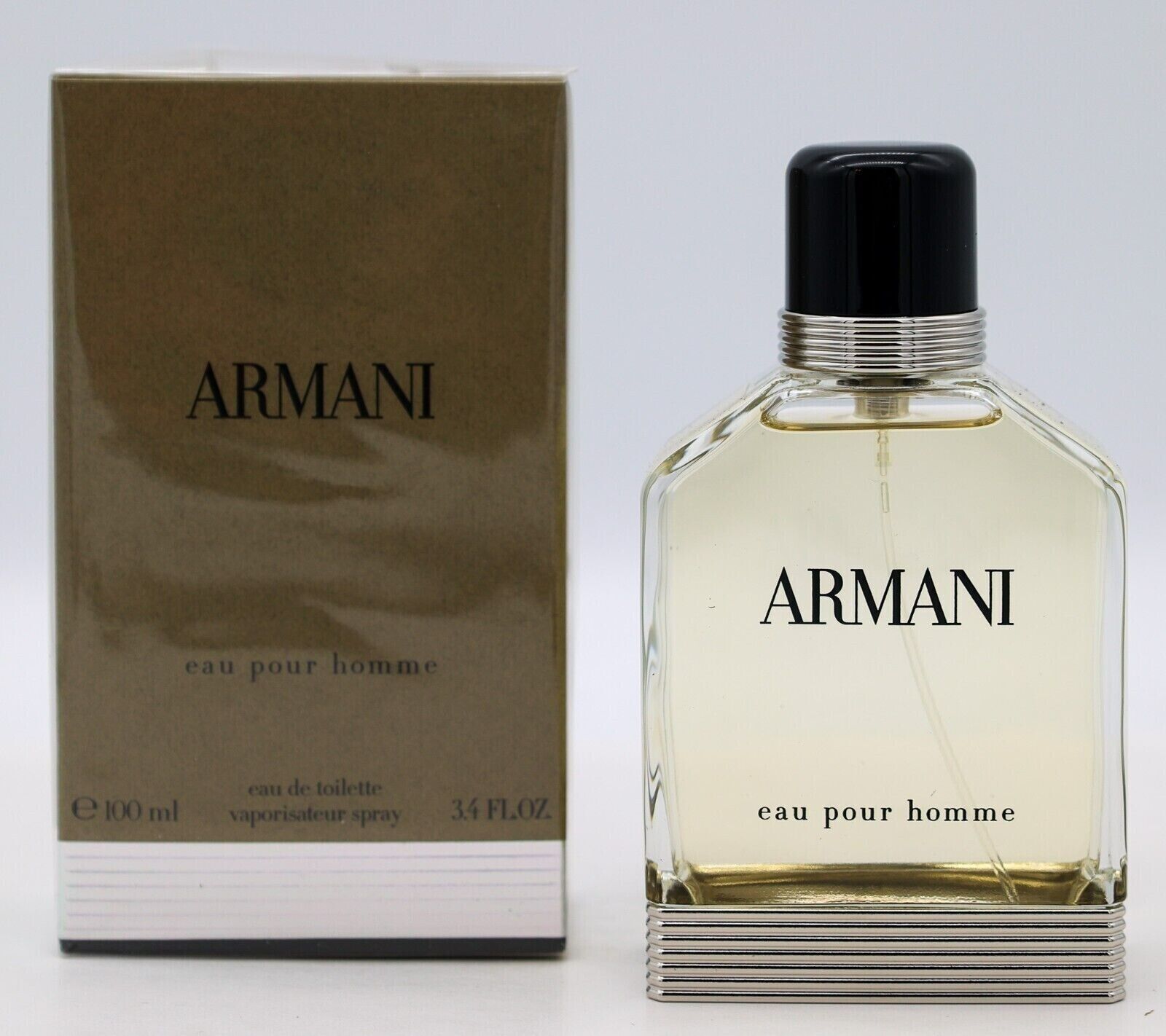 Armani Eau Pour Homme Eau de Toilette Natural Spray 3.4 oz 100 ml NEW SEALED BOX - $299.99
