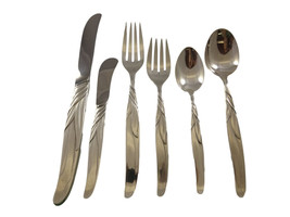 Southwind by Towle Sterling Silver Flatware Service 8 Set 50 Pcs Midcentury Mod - £2,333.24 GBP