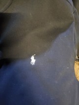 Polo Ralph Lauren Full Zip Black Jacket Size 2x Cotton - $56.10