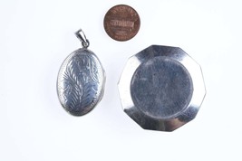 Pope Paul VI Silver Rosary/pill box and Sterling keepsake pendant - $59.40