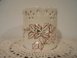  votive candle holders Baum Bros Formalities gold ivory tealight holder ... - $285.59 MXN