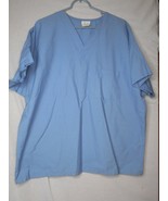 White Swan light Blue Sz XL Scrub Top Medical Uniform - $134.70 MXN