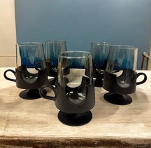 Vintage 70’s Corning Snap-Glas Mod MCM Glass Plastic Tea Coffee Mugs Lot... - $45.03 CAD