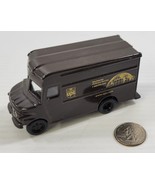 *B61) UPS United Parcel Service 4&quot; Diecast Delivery Brown Box Truck - $9.89