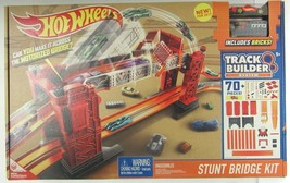 Hot Wheels Track Builder Stunt Bridge Kit Racetrack Tricks - £41.59 GBP