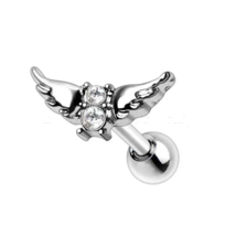 316L Stainless Steel Angel Wings Cartilage Earring - £15.88 GBP