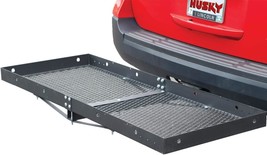 500 Lb Capacity Extra Wide Steel Cargo Carrier From Husky 81148. - £118.02 GBP