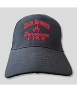 Jack Daniels Tennessee Fire Unisex Black Red Script Logo Adjustable Cap ... - £8.58 GBP