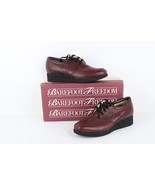 NOS Vintage 90s Streetwear Womens 8.5 D Chunky Platform Leather Shoes Wi... - $135.67 CAD