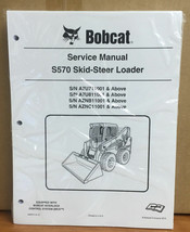 Bobcat S570 Skid Steer Loader Service Manual Repair Book Version 2019 - 6989675 - £56.55 GBP