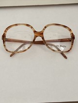 VTG NOS St Moritz Tortoise Oversized Diva Plastic Eyeglasses Jackie O  58-18-140 - £19.98 GBP