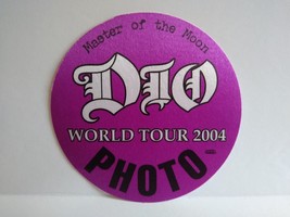 Dio Backstage Pass Original Master Of the Moon Tour 2004 Heavy Metal Rock Music - £11.12 GBP