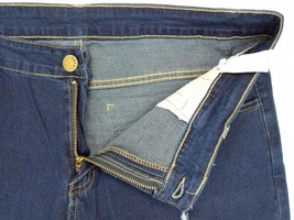Fashion Jeans Skinny Men&#39;s Size 36&quot;W 2XL Blue Distressed Denim Jeans Dar... - £10.50 GBP