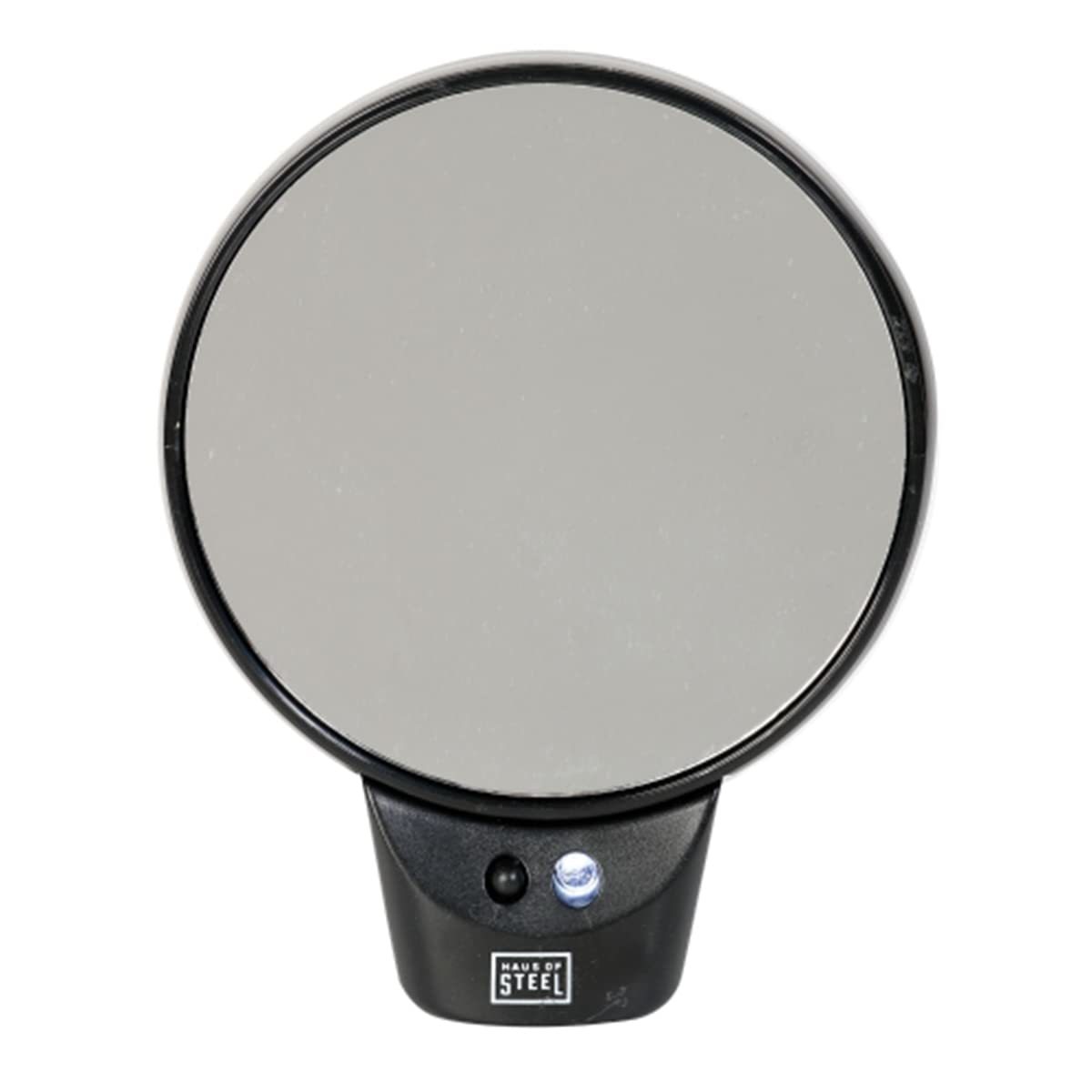 Haus of Steel Men&#39;s LED Bathroom Personal Shaving Mirror, 2-Sided, 12x M... - $4.95
