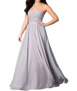 Meier Women&#39;s One Shoulder High Slit Beaded Prom Evening Dress size 6 - £37.37 GBP