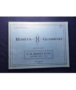 Heiseys Glassware Catalogue No. 76 Price Guide 1982  Lot SC Book Vtg REP... - $40.70 CAD