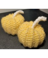 Pumpkin Plushie- Pale Yellow - $15.00