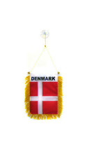 Denmark Flag Mini Banner 4 PACK - $24.00